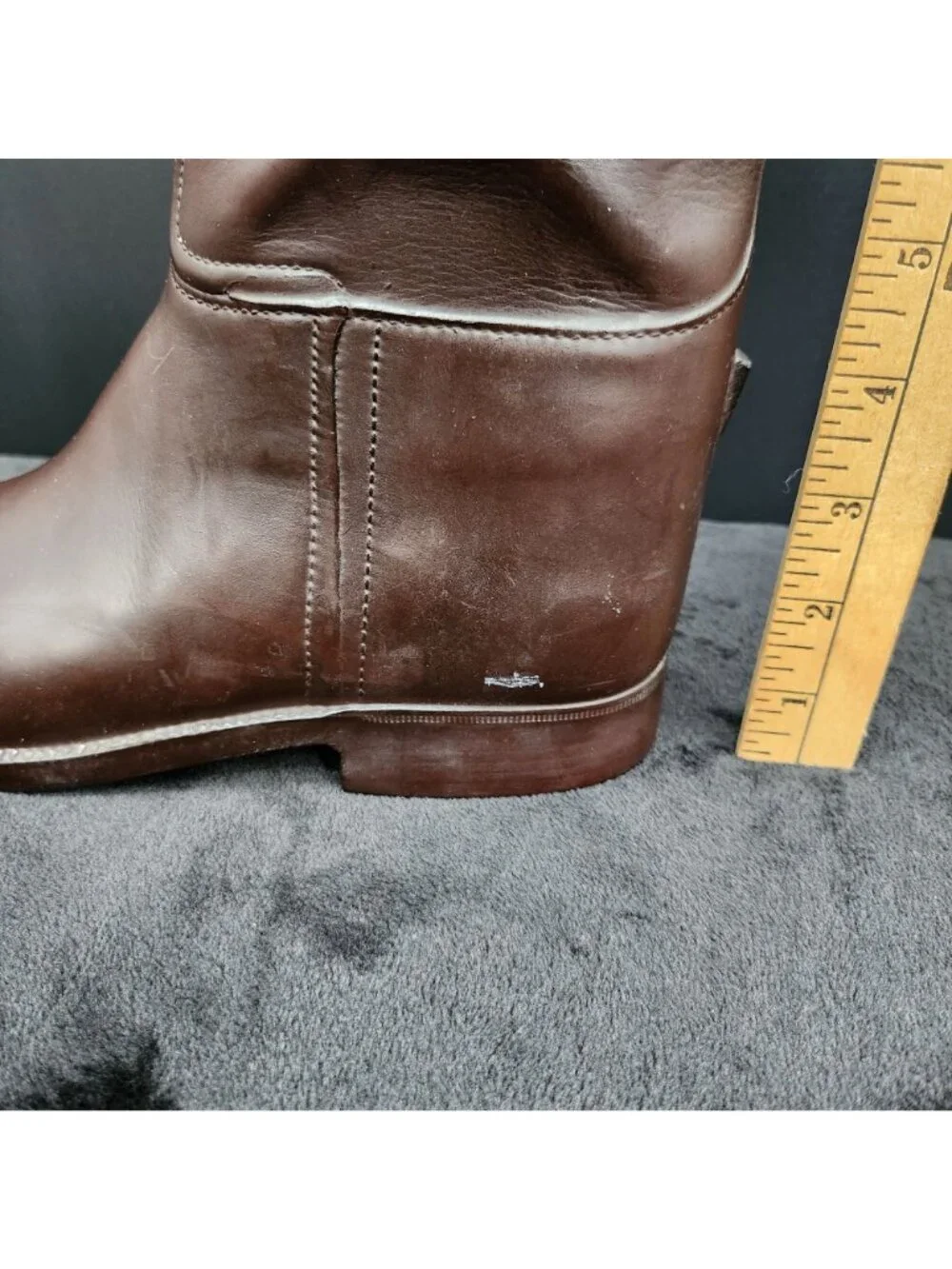 Aigle Saumur Super Haute Riding Boots FR 38 US 6.5 Waterproof Equestrian Rubber